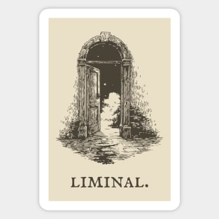 Liminal Doorway to a Starry World Sticker